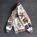 Baseball Jacket Men's Autumn Short Leather Loose Coat Pu Leather Men's Outer Wear Jacket_viptrois.com