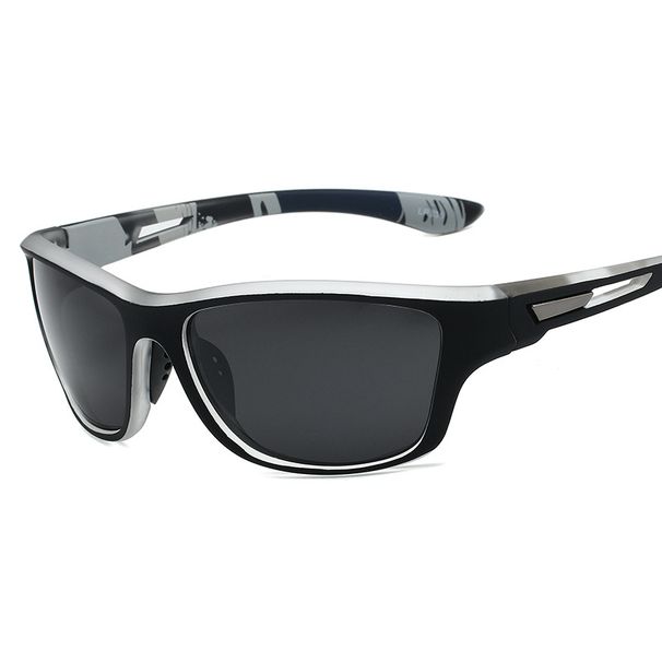 Men's Polarized Sports Sunglasses - UV400 Protection, Colorful Film & Dustproof Design For Cycling (High-End Trend Style 336)_viptrois.com