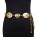 Ethnic Songhua Stone Waist Chain - Hand-Carved Retro Belt For Women, Boho Skirt & Decorative Accessory_viptrois.com