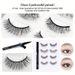 Stock eyeliner pencil false eyelash set 3D Mink hair volumizing European and American eye makeup_viptrois.com