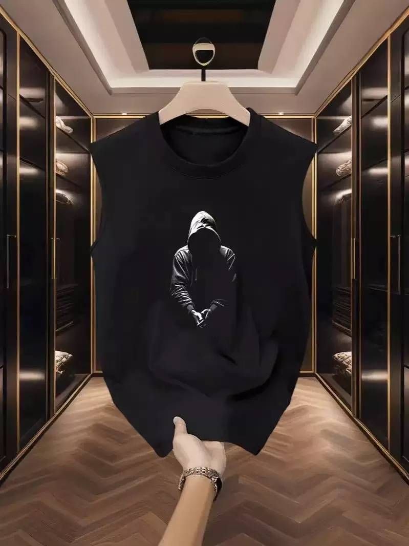 2025 Sports Vest For Men, Summer Loose-fitting, Outer Wear, Sleeveless T-shirt, Casual And Versatile_viptrois.com