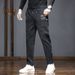Men's Clothing Men's autumn thin six pocket denim jacquard high elastic trend fashion ultra thin trousers men's breathable breeches_viptrois.com