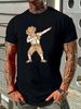 Cool Dabbing Ger Man With Beer Mug Shirt Oktoberfest Unisex T-shirt Top For Everyday Wear Versatile Stretched Summer Casual Fashion Soft_viptrois.com