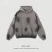 Men's Clothing Autumn And Winter 380g National Trend Spray Dyed Hooded Sweatshirt High Street Trend Oversize Loose Hoodie_viptrois.com