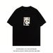 Casual Urban Fashion For Men & Women Panda Graphic Print T-Shirt Oversized Relaxed Fit 100% Cotton Unisex Streetwear_viptrois.com