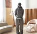 New Fashion Cross Border Casual Loose Youth Suit Sweatshirt Hooded Sweatshirt Sweatpants Solid Color Polyester Suit_viptrois.com
