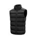 Men's Quilted Puffer Vest - Trendy Lightweight Winter Sleeveless Jacket With Stand Collar (Grey/Black/Army Green/Navy) - Oversized Fit For Layering_viptrois.com