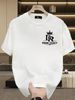 Summer New Short-sleeved T-shirt, Men's DR PRIME LEGACY Crown Letter Creative Printing Half-sleeved Youth Trend Versatile Casual Loose Base_viptrois.com