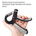 Fashion Grip Finger Training Fitness Equipment Wrist Muscle Exercise Arm Strengthener Adjustable Counting_viptrois.com