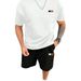 Summer Casual Suit Men's Short Sleeved T Shirt Sports Shorts Running Two Piece Suit_viptrois.com