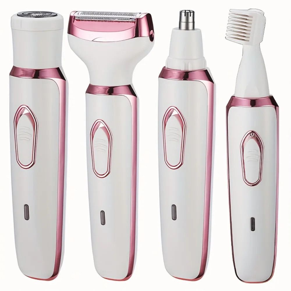 4 In 1 Electric Hair Removal Device Painless Epilator Trimmer Removal Shaver_viptrois.com