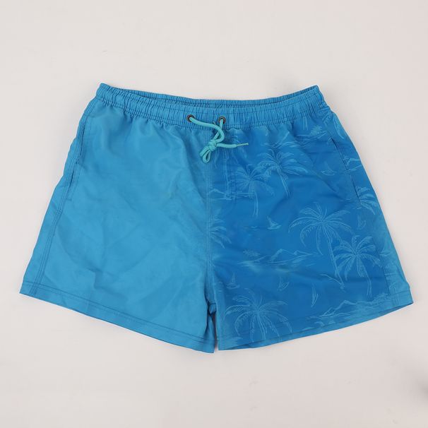 Men's Quick Drying Three Quarter Length Beach Shorts Color Changing Casual Sports Style mid Waist Drawstring Polyester_viptrois.com