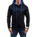 Men's Fleece-Lined Zip-Up Hoodie – Winter Streetwear Jacket With Cozy Thermal Fabric & Adjustable Drawstrings (S-XXXL, 6 Colors)_viptrois.com