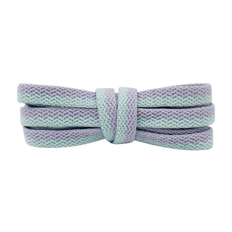Shoelace Flat Two-tone Contrasting Yarn-dyed Belt Creative Personality Suitable For Canvas Shoes Casual Shoes Sports Shoes_viptrois.com