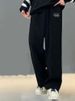 Men's Embroidered Straight Leg Harem Pants American High Street Casual Sports Wear Spring/Summer Trendy Couple Loose Fit_viptrois.com