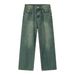 Men's Clothing Jeans Men's Niche High End Straight Wide Leg Casual Mopping Long Pants_viptrois.com