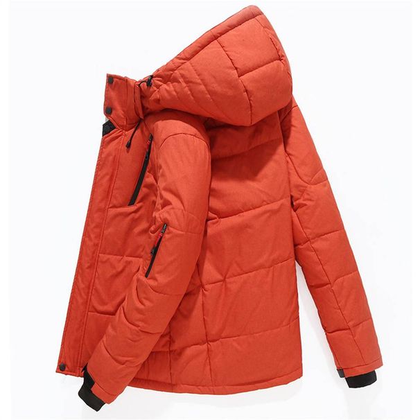 Winter 2025 Fashion Outerwear Cold-Proof Clothing Wintercoats Men's Long Sleeve Thicken Keep Warm Zipper Hooded Jacket M-5XL_viptrois.com