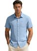2026 Men's Loose Solid Color Sleeveless Collar Short Sleeve Pockets Cardigan Shirt Casual Shirt For Men_viptrois.com