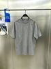 100% Cotton Washed Vintage Men's 3-Pack T-shirts Stylized NF Monogram Print Crew Neck Short Sleeve Casual Tops In Gray Brown Light Gray_viptrois.com