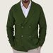 Men's Clothing Men's New Knitted Sweater Cardigan Long Sleeve Lapel Pocket Sweater Men's Casual Winter Sweater_viptrois.com
