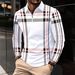 Pulse European And American INS Cross-Border Long Sleeve With Zipper Pocket Men's Sports Polo Shirt_viptrois.com