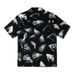 Men's Clothing Spring And Summer High Street Style Fashion Dark Palm Digital Printing Lapel Loose Casual Short Sleeved Shirt_viptrois.com