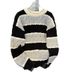 High End Sweater Men's Autumn And Winter Style Trendy Brand New Loose Warm Inner Wear Knitted Sweater Youth Striped Sweater_viptrois.com