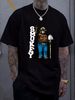 XL Smoky The Bear Damaged T Shirt Summer Soft Casual Breathable Comfortable Stretched Top For Everyday Wear Unisex Homme Versatile Fashion_viptrois.com