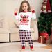 Fawn Christmas Family dress printed homestays pajamas set_viptrois.com