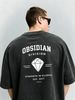 Vintage Washed Double-Sided Print Globe Arch Letter Slogan Heavyweight 230g Cotton T-Shirt Men's Casual Streetwear Tee_viptrois.com