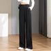 Retro Wide-Leg Pants For Women Vintage-Inspired Linen-Like Trousers With Flowy Silhouette & Multi-Pocket Design ( S-5XL)_viptrois.com