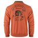 "Men's Embroidered Stand Collar Jacket - Slim Fit British Style Hoodless Coat With Multi-Pockets (XS-3XL, Ivory/Red/Black)"_viptrois.com