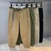 Men's Clothing Khaki Retro Washed Casual Pants Men's Autumn and Winter Trend Loose Straight Work Pants_viptrois.com