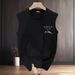 Summer American Casual Sports Sleeveless Cotton Vest T-shirt Hong Kong Style Versatile Loose Men's Vest T-shirt_viptrois.com