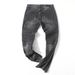 2027 Fashion European-USA High Street Hip-Hop Vintage Jeans Men Mid Waist Broken Hole Leg Zipper Straight Type Washed Denim Pants S-3XL_viptrois.com