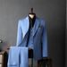 Men's Clothing Three Piece Groomsmen Double Breasted Suit Set 3-Piece Wedding Groom Tuxedo Formal Business Blazer & Pants Slim Fit Stretch Comfortable_viptrois.com