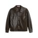 Men's Clothing Autumn Light Mature Style Men's Leather Jacket Trendy Motorcycle PU Jacket Casual Handsome Spring And Autumn Style Leather Jacket_viptrois.com