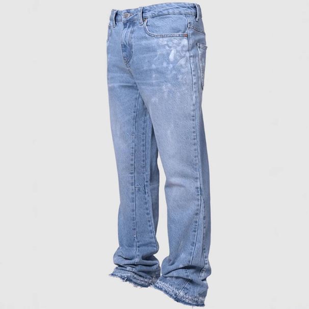 New Men's Street Fashion Bestseller Stretch Denim Straight-leg Pants_viptrois.com