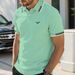 Men's Loose Fit Polo Shirt - Short Sleeve, Breathable & Wrinkle-Free Polyester, Summer Casual With Trendy Prints (S-2XL, 4 Colors)_viptrois.com