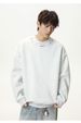 Vintage Heavyweight Crewneck Sweatshirt – Oversized Letter Print Unisex Hoodie (Black/Navy/Ash, M-5XL, Fleece-Lined)_viptrois.com