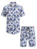 2026 New Men's Beachwear Set For Summer - 2-piece Floral Shirt And Shorts_viptrois.com