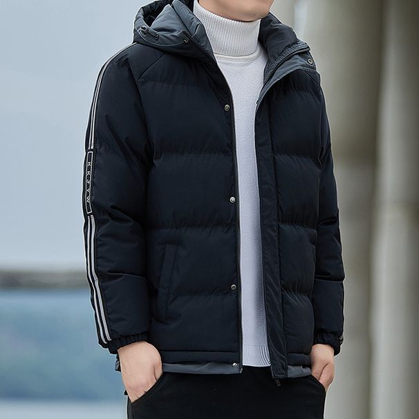 Winter Trend 2025 New Outdoor Hooded Cotton Clothes With Cotton Thickened Warm Bread Clothes Jacket Men_viptrois.com
