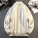 Men's Clothing Men's Knit Cardigan Sweater - V-Neck Button-Up Casual Pullover For Teens & Youth (White/Black/Green, Sizes M-4XL)_viptrois.com
