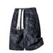 Retro Tie Dye Fashion High Street Men's And Women's Casual Shorts Summer Loose Breathable Sports Versatile Five Point Pants_viptrois.com