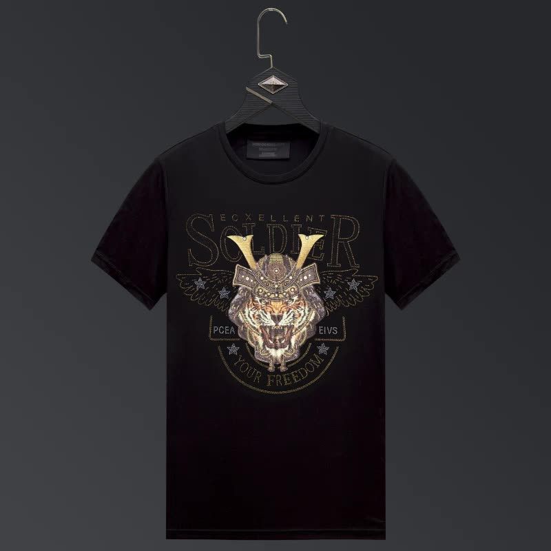 Men's Clothing New Summer Large Size Loose Half Sleeve Trendy T Shirt_viptrois.com