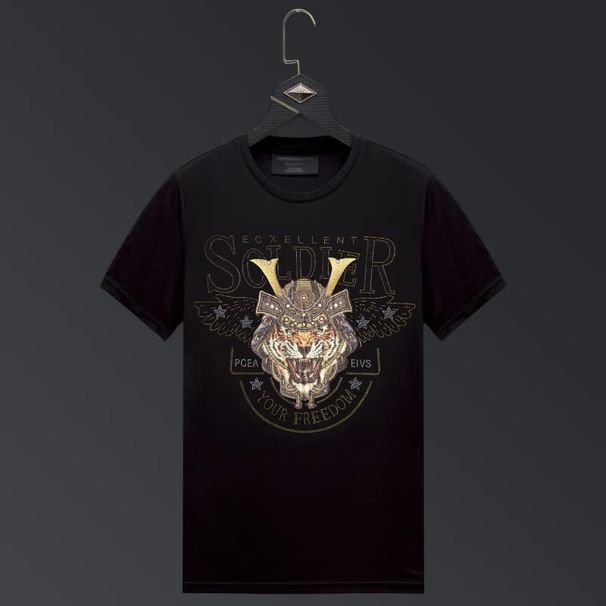 Men's Clothing New Summer Large Size Loose Half Sleeve Trendy T Shirt_viptrois.com