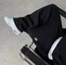 Retro Y2k Street Fashion Hip-Hop Casual Loose-Fitting Waist-Puller Stretch Relaxed Pure-Color Sportswear And Casual Pants_viptrois.com