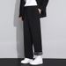 Men's Fleece-Lined Dress Pants – Relaxed Fit Straight Leg Trousers With Stretch & Thermal Lining (Black, Charcoal, Navy)_viptrois.com