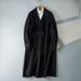 Loom Loom Europe Station 2025 Winter New Men's Hot-Selling Double-Sided Long Korean Style Simple Elegant Personality Wool Coat_viptrois.com