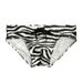 New Men's Triangular Swimming Trunks With Zebra Pattern, Low Waist, Sexy, Adjustable Cup Straps, Quick-drying, Beach Pants_viptrois.com